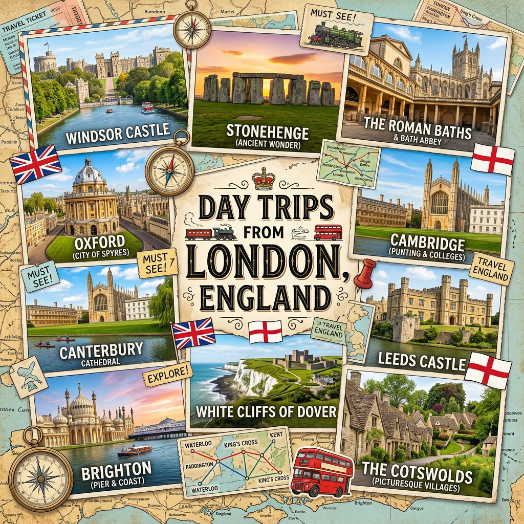 Best Day Trips from London: Top Destinations Within Two Hours of the City