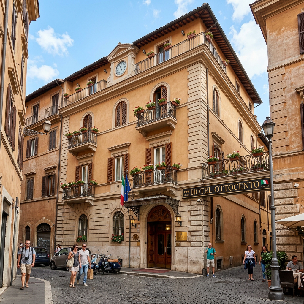 Hotel Ottocento: Rome’s Best-Value Stay Near the Trevi Fountain