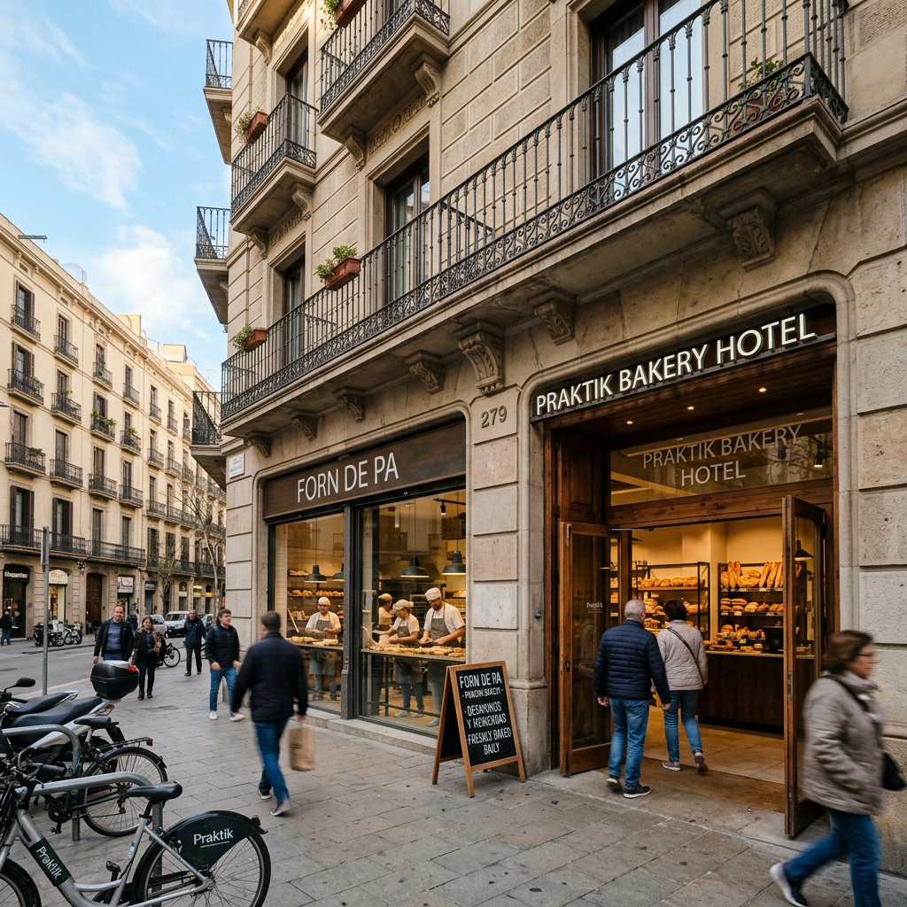 Hotel Praktik Bakery: Barcelona’s Only Hotel Built Around a Working Bakery
