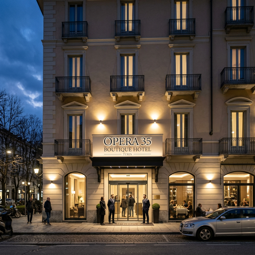 Opera 35 Boutique Hotel: A Private Art Gallery in Turin’s Historic Centre