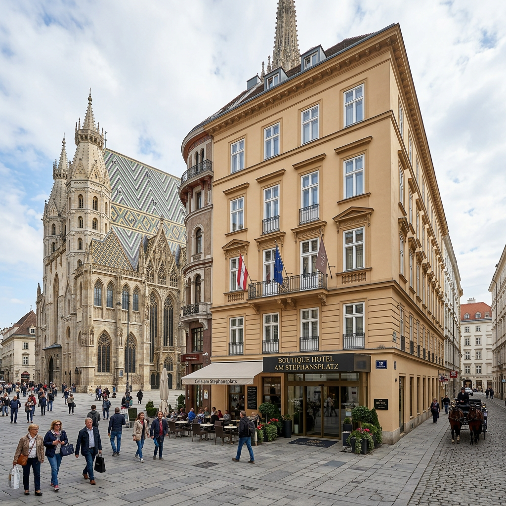 Boutique Hotel Am Stephansplatz: Cathedral Views from Every Angle