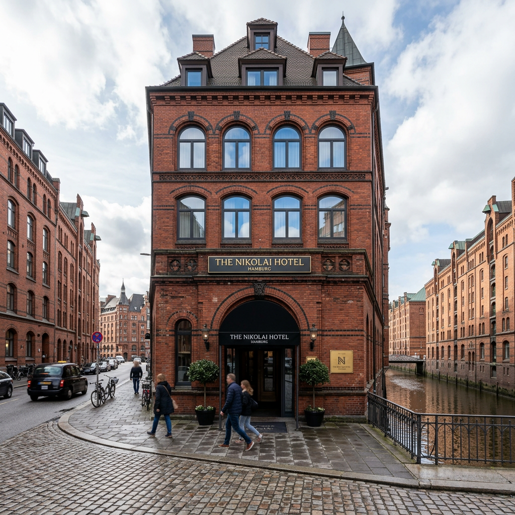 The Nikolai Hotel Hamburg: A Converted Kontorhaus on the Nikolaifleet Canal