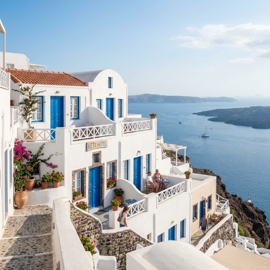 Keti Hotel: A Genuine Caldera Balcony at a Fraction of Oia’s Prices