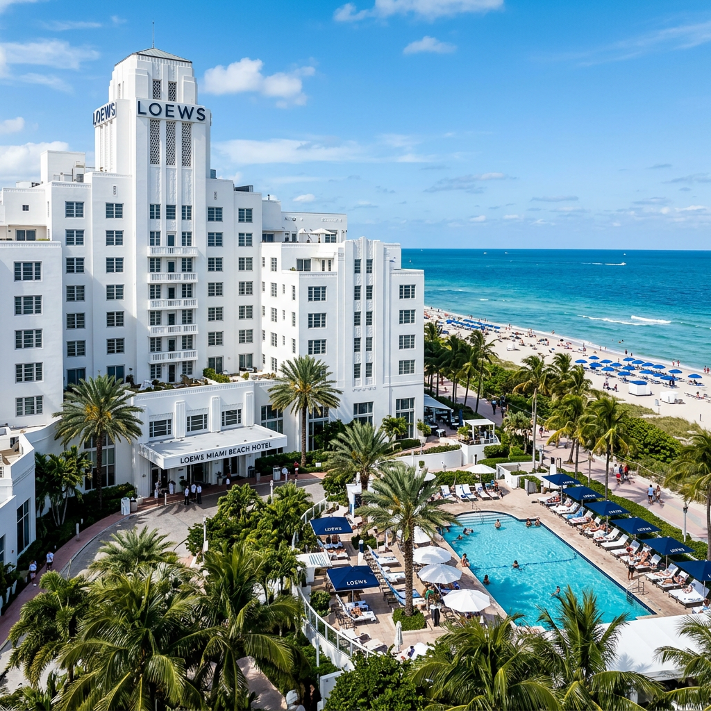 Loews Miami Beach Hotel: Newly Renovated Oceanfront Value on Collins Ave